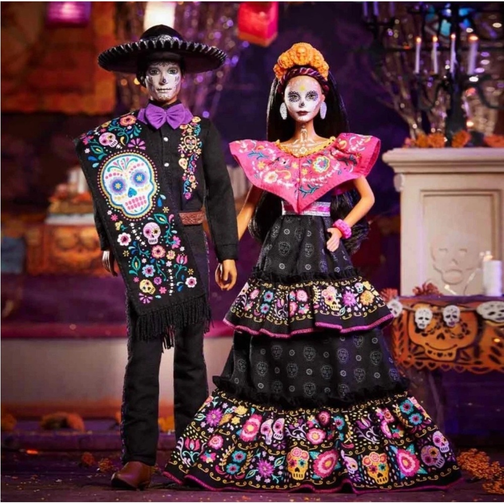 Barbie and Ken 2021 Dia De Muertos Doll Set